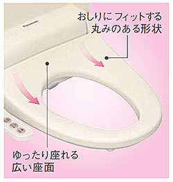 座り心地アップ!
